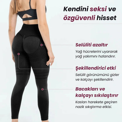pilatesgo™ 3D Şekillendirici Anti-Selülit Tayt